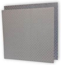 Zdjęcie mata do ćwiczeń 100x100x2,5cm szaro-czarny - Chełmża