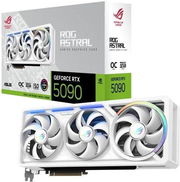 Asus GeForce RTX 5090 ROG ASTRAL OC WHITE 32GB DLSS 4