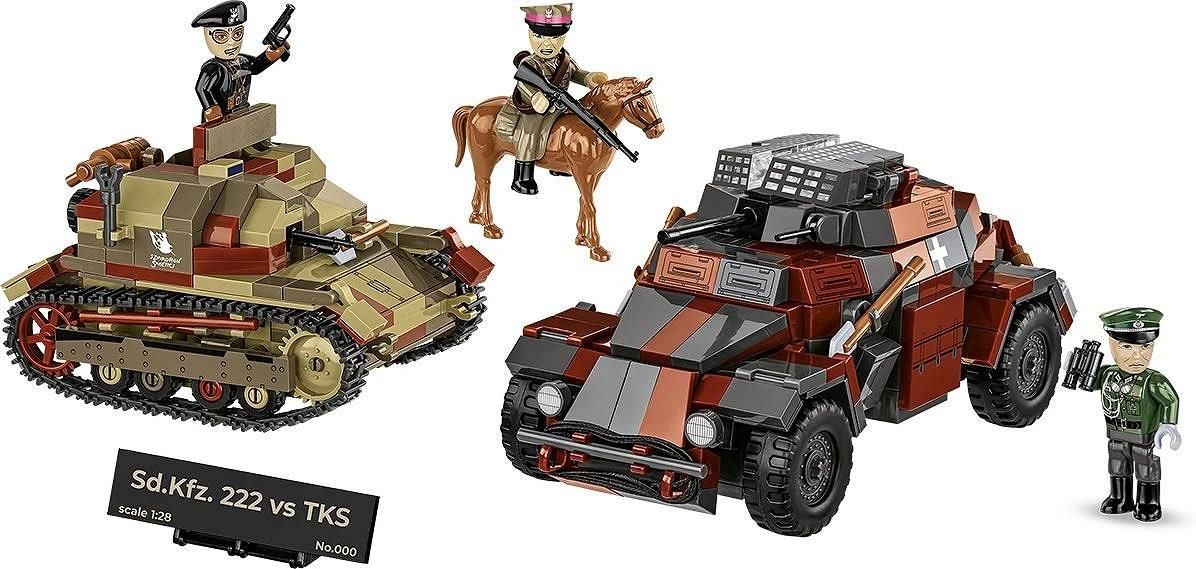 COBI Historical Collection WWII Sd.Kfz. 222 vs TKS