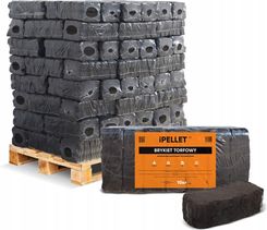 Ipellet Premium Brykiet Torfowy Zgrzewki 1000kg Dobry Tani Opał Węgiel Eko