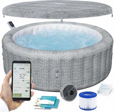Zdjęcie Dmuchane SPA Lay-Z Bali Grey 6 osobowe Bestway 6001N - Czarna Białostocka