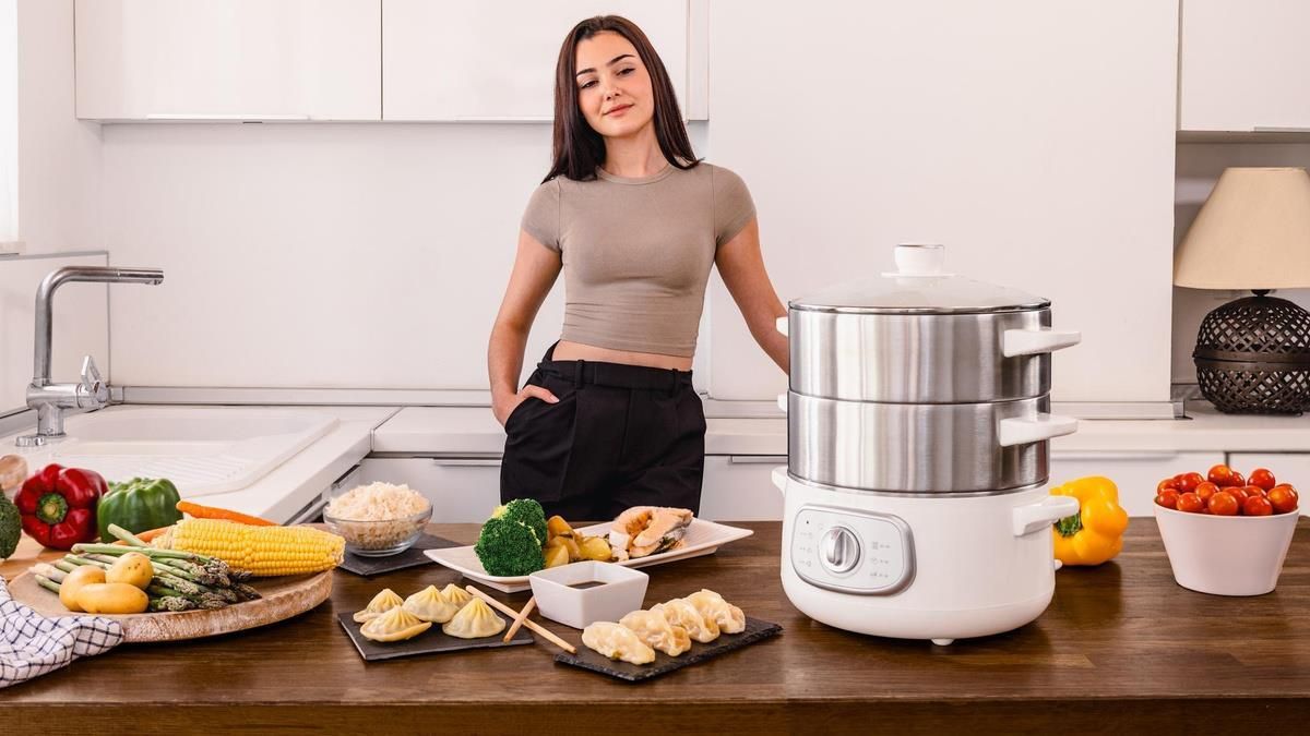 фото Пароварка Cecotec Vapovita SteelPot White (A01_EU01_100630)