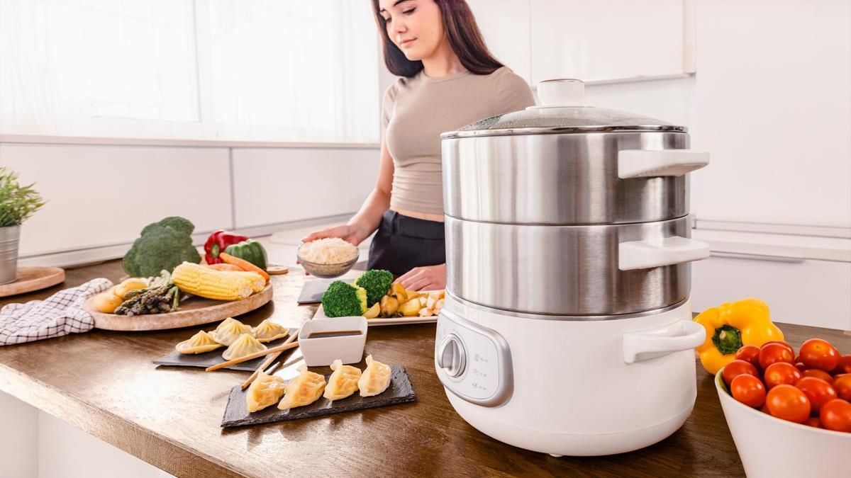 фото Пароварка Cecotec Vapovita SteelPot White (A01_EU01_100630)