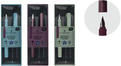Zdjęcie Zestaw pióro wieczne + 2 naboje w etui Academy mix - Łabiszyn