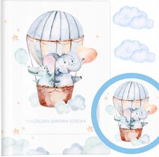 Zdjęcie Okładka na książeczkę zdrowia dziecka balon - Stawiski