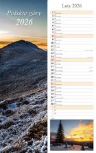 Zdjęcie Kalendarz 2026 paskowy Polskie góry - Płock