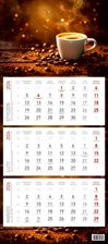 Zdjęcie Kalendarz 2026 ścienny trójdzielny, kawa - Trzebinia