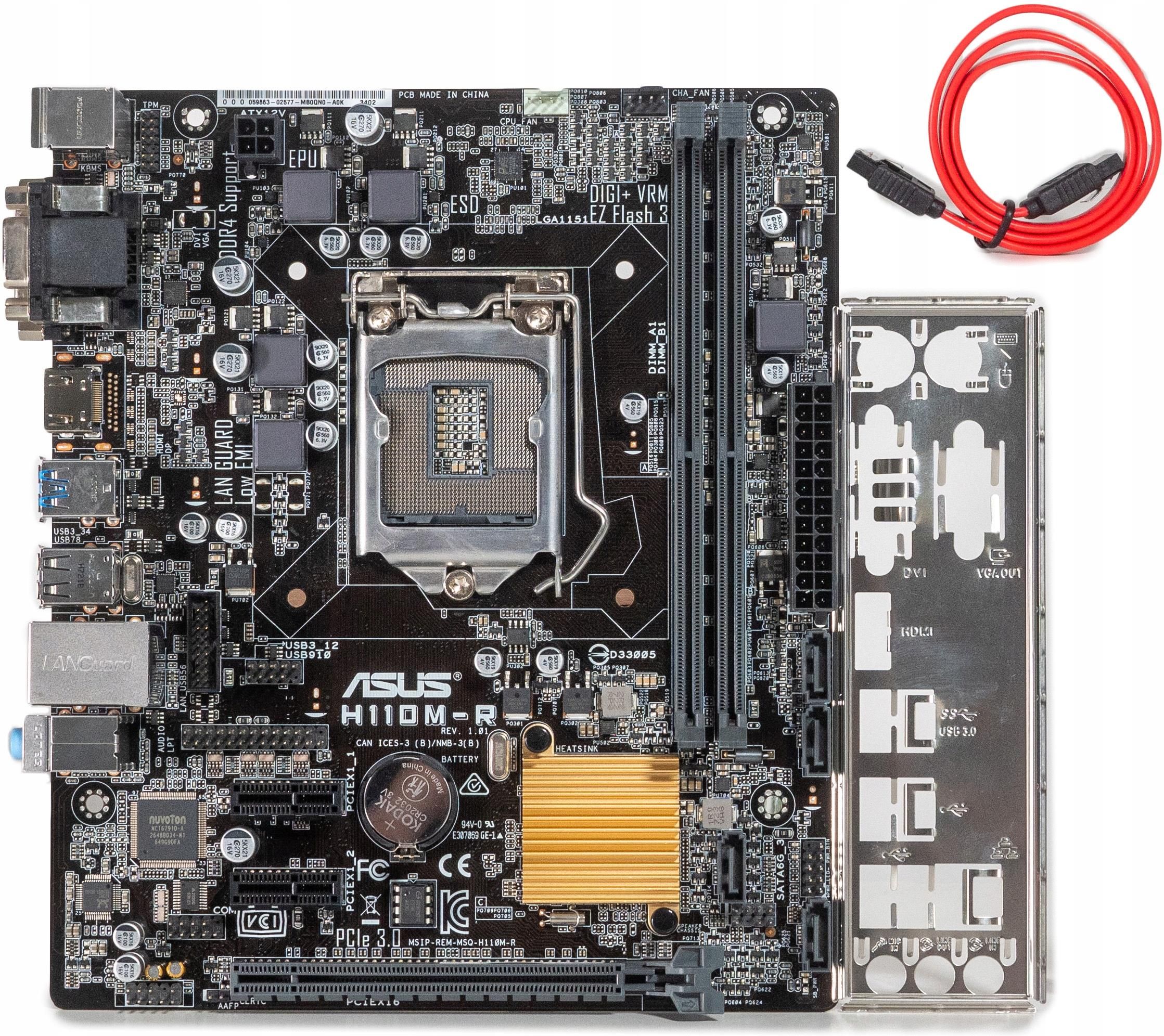 Płyta główna PC Asus H110M-R (H110MR) - Opinie i ceny na Ceneo.pl
