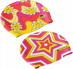 Zdjęcie Turbo Czepek Silikonowy Groovy Flowers Różowy - Marki