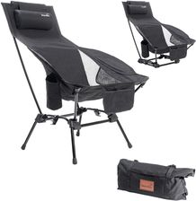 Zdjęcie Skandika Krzesło Kempingowe, Turystyczne, Ultralekkie Compact Plus Z Regulacją Wysokości Czarne - Wojcieszów