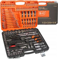 Zdjęcie Bjc Zestaw Kluczy Nasadowych Premium 216 Elementów B58229 - Łapy