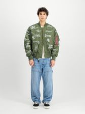 Zdjęcie Alpha Industries Bomberka MA-1 Peaces (156136) sage-green - Sochaczew