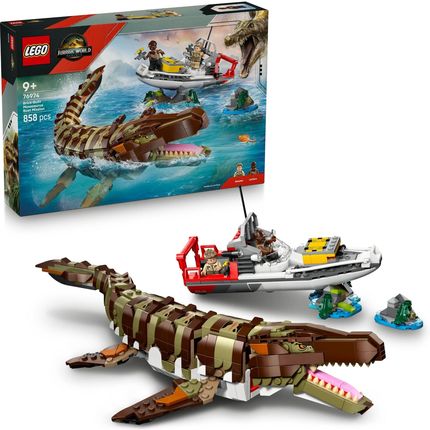 LEGO Jurassic World 76974 Misja na łodzi i model mozazaura