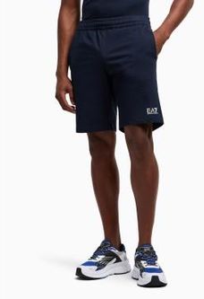 EA7 dla mężczyzn. 8NPS65_PJVRZ Bermuda Core Identity navy (S), Zwykły, Deportivo, Bawełna, Multisport, Marino