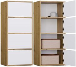 Zdjęcie Halmar Komoda Alma Front Biel Korpus Dąb Artisan - Piwniczna-Zdrój