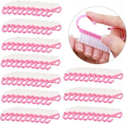 Zaxer 100szt. Szczoteczka Szczotka Do Manicure Usuwania Pyłu Paznokci Jednorazowe