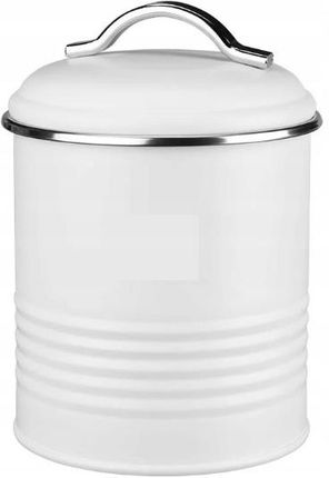 Galicja Alcano Pojemnik Metalowy Biały Z Napisem Sweet Home