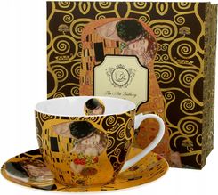 Zdjęcie Duo Filiżanka Ze Spodkiem The Kiss Brown - Warka