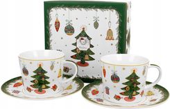 Zdjęcie Duo 2 Filiżanki Ze Spodkami Choinka Around Christmas Tree - Barczewo
