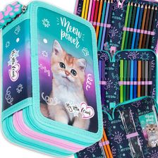 Zdjęcie Majewski Piórnik Szkolny Potrójny Z Wyposażeniem  My Little Friend Kitty Party - Tomaszów Mazowiecki