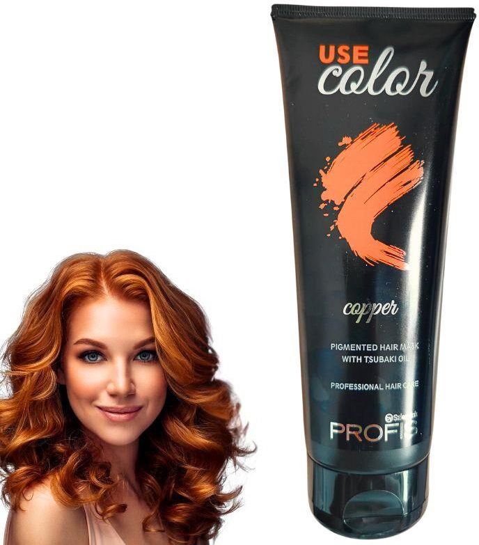 Zdjęcie PROFIS Use Color Maska Koloryzująca do Włosów Cooper Miedziana 250ml - Mysłowice