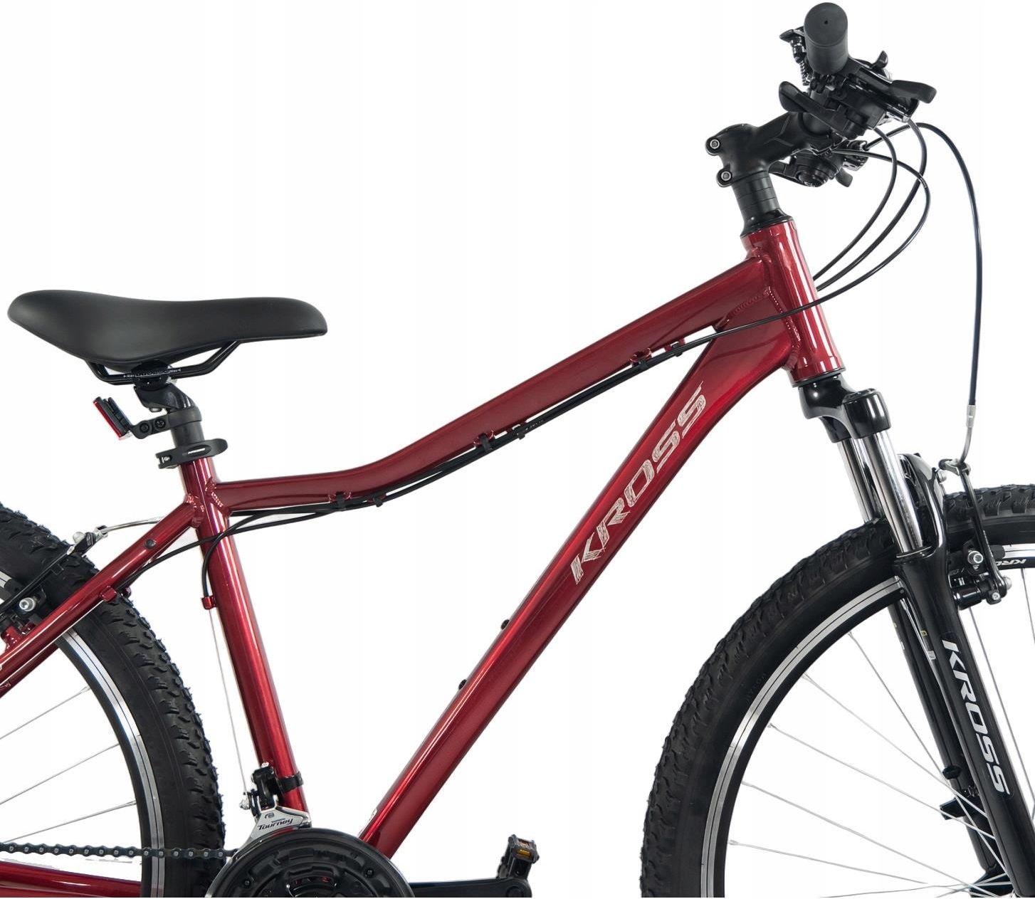 фото Велосипед горный (MTB) Kross Shimano 27.5 2024 Ruby Red 3