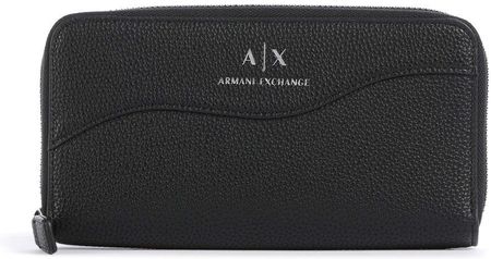 Armani Exchange 948068Cc78300020 Portfel Ola Czarny Osfa Zwykły Poliester