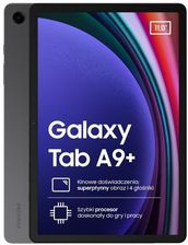 Zdjęcie Samsung Galaxy Tab A9+ 11" 6/128 GB Wi-Fi Szary (SMX210RZAREUE) - Wieleń