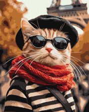 Zdjęcie Ideyka Malowanie Po Numerach Puszysty W Paryżu 40X50Cm - Płock