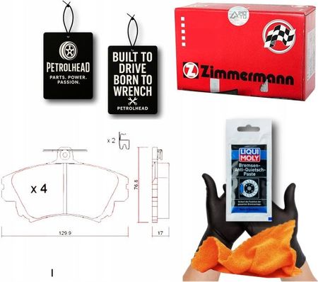 Klocki hamulcowe Zimmermann Klocki Hamulcowe Volvo S40 V40