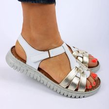 Zdjęcie Sandały damskie Artiker 56C0854 biały (36, Biały) - Buk