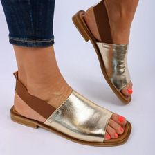 Zdjęcie Sandały damskie Artiker 54C0860 złoty (38, Złoty) - Myszków