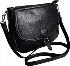 Zdjęcie Torebka Damska, Modna Listonoszka na Ramię, kolor Czarny, Miejska A5 - Milanówek