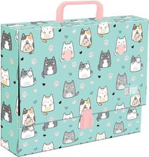 Zdjęcie St.Right Teczka Z Rączką A4 Xl Charming Cats - Radom