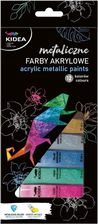 Zdjęcie Kidea Farby Akrylowe Metaliczne 12 Kolorów - Tykocin