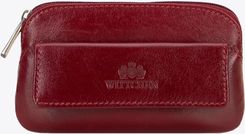 Zdjęcie Skórzane etui na klucze z logo czerwone - Serock