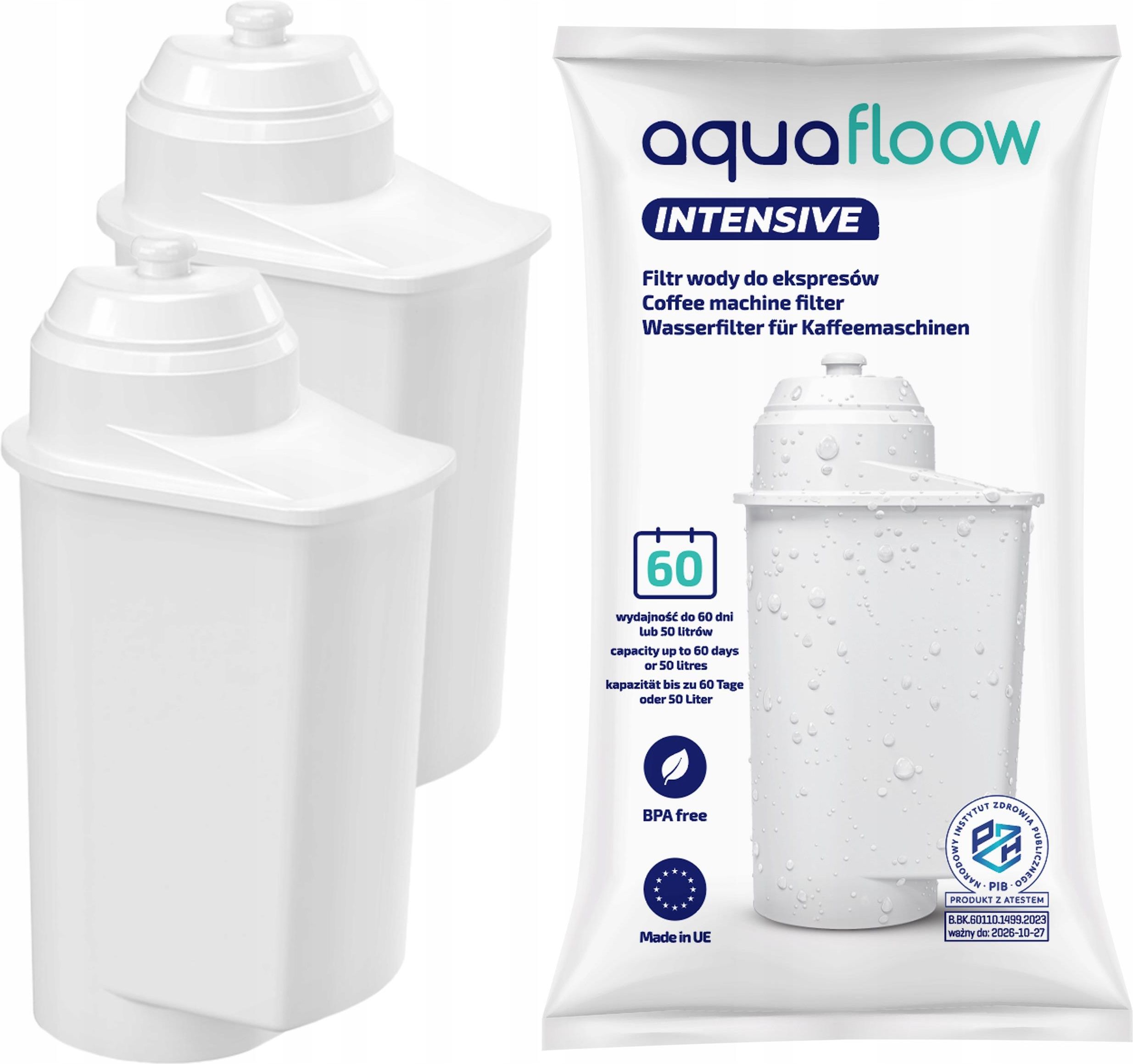 Aquafloow 5 Filtri Acqua Per Macchina Caffè – Sostituzione Per Bosch Siemens EQ Serie – Compatibile Brita Intenza