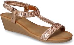 Zdjęcie Sandały Sabatina F1-4D Czerwone/Złote - Łapy