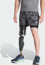 Zdjęcie adidas Szorty Own The Run Spray Dye 2 In 1 Czarne - Tychy
