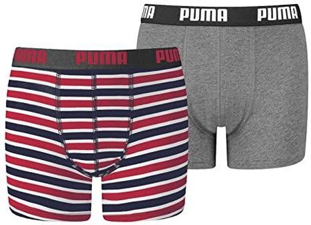 PUMA Bokserki chłopięce (2 sztuki), Czerwona wstążka, 152