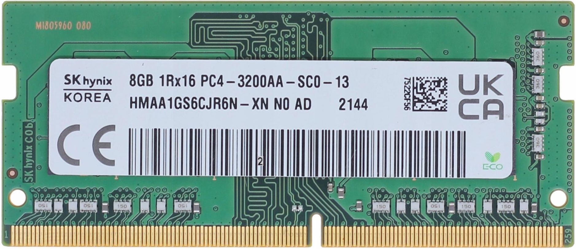 Podzespoły do laptopa Sk Hynix Pamięć 8Gb Ddr4 Sodimm 3200