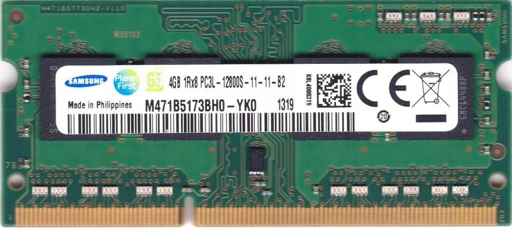 Podzespoły do laptopa Samsung Pamięć Ram 4GB DDR3 Sodimm