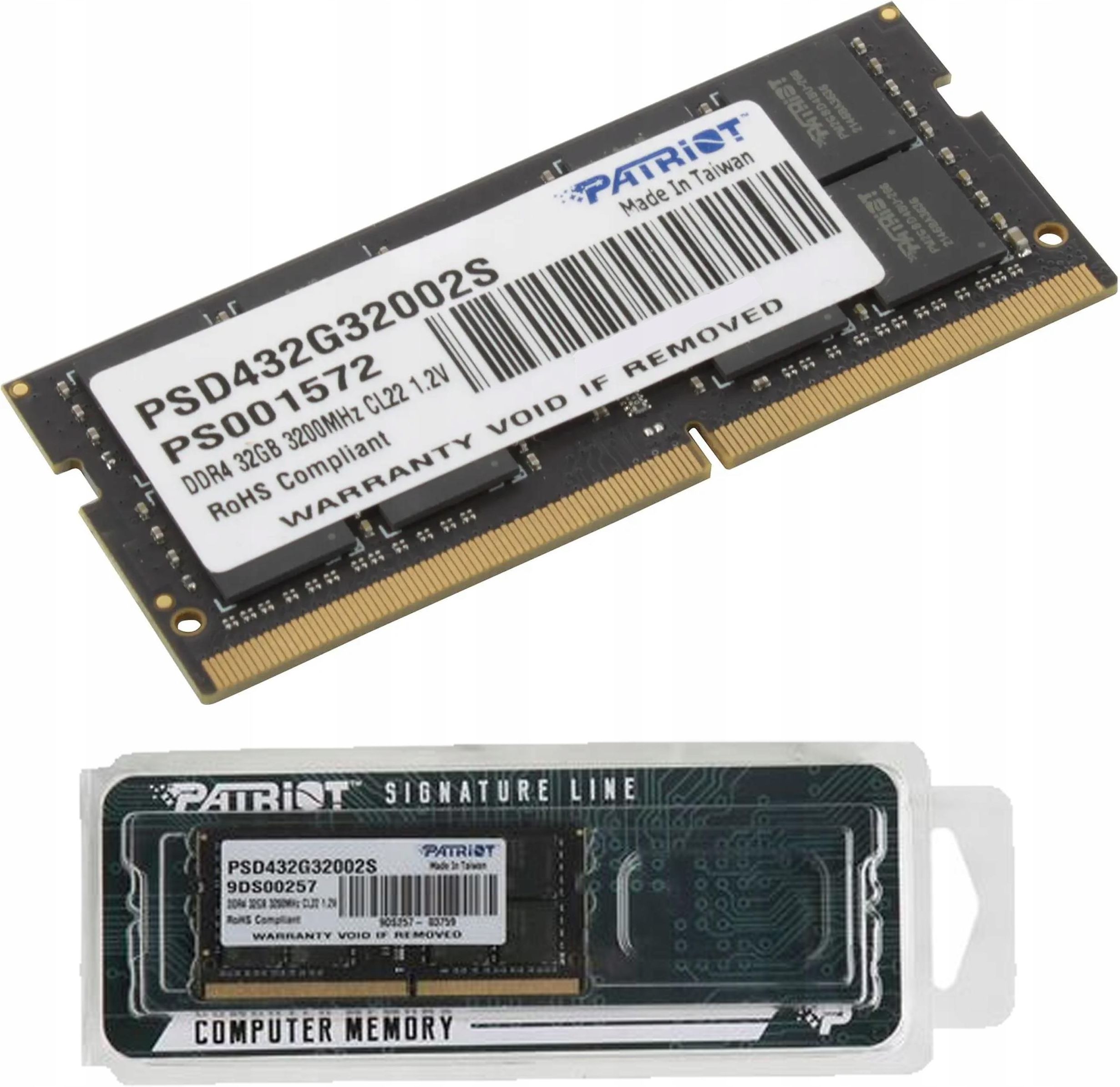 Podzespoły do laptopa Patriot 32GB DDR4 pamięć laptopa Aio sodimm