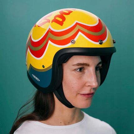 キャンディーズ MD Kask motocyklowy Dmd Retro Candy Kolekcja Limitowana Chupa
