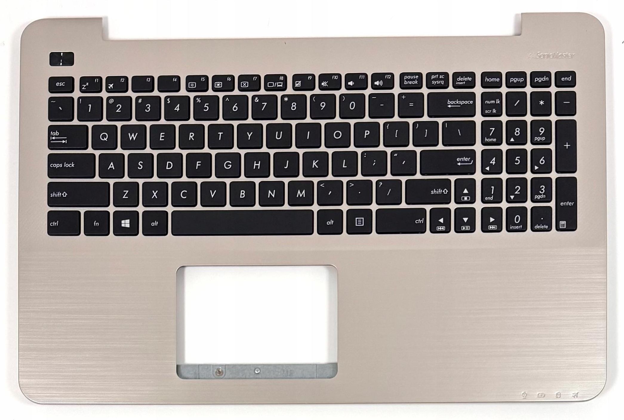 Clavier Avec Repose-poignet Pour Asus R556LN - Réf. 13N0-R8A0601 - Gris - Occasion En état Fonctionnel