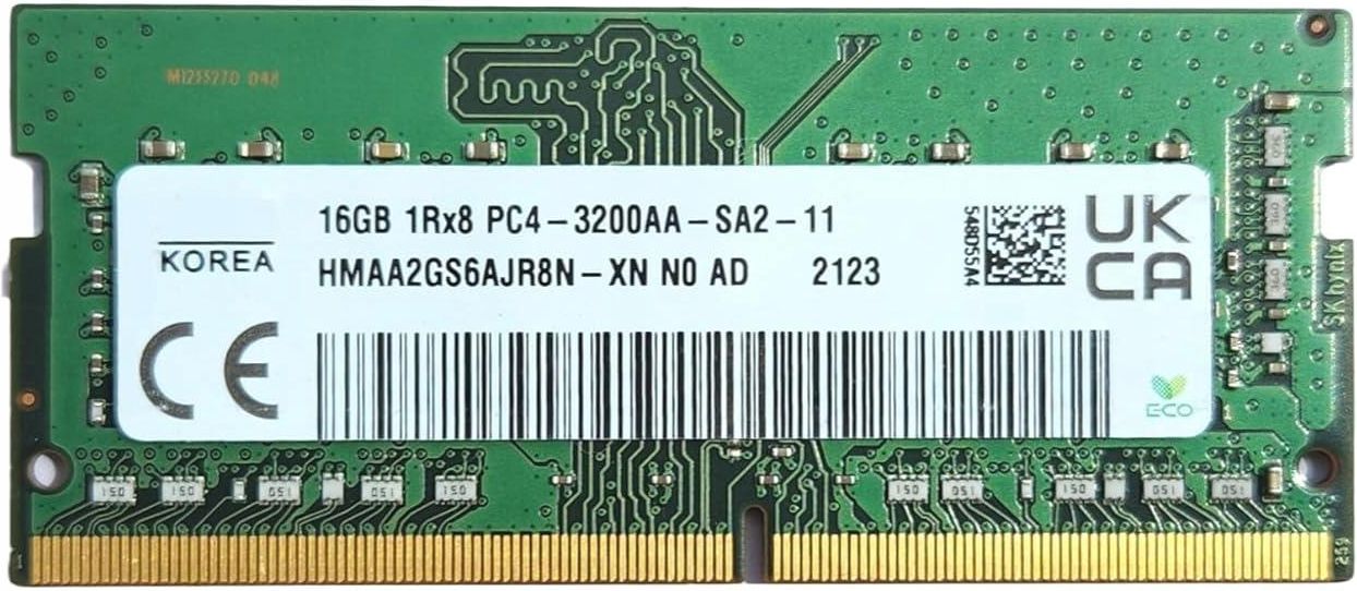 Podzespoły do laptopa Hynix Pamięć Ram Sk 16GB DDR4 3200MHZ Sodimm