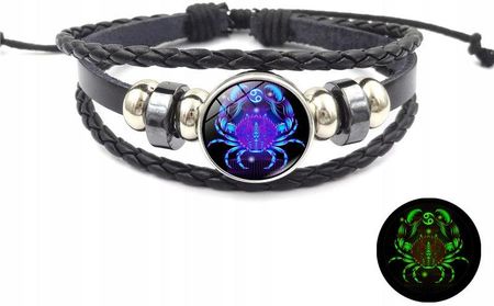 Pinkmelon Rak Znak Zodiaku Bransoletka Ekoskóra Świeci W Ciemności Regulowana