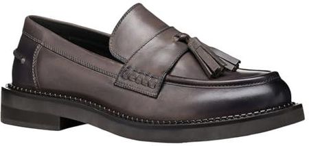 Geox Damski D SERILDA H Moccasin, szarobrązowy (taupe), rozmiar 39 EU, szarobrązowy, 39 eu