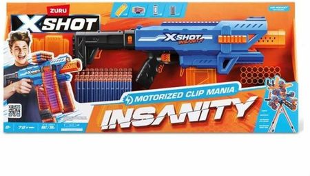 Bigbuy Fun Pistolet Na Strzałki X-Shot Insanity Clip 80X40Cm