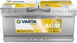 Varta Akumulator 12V 105Ah 950A Dynamic Agm Produkcj 2025 Rozruchowy